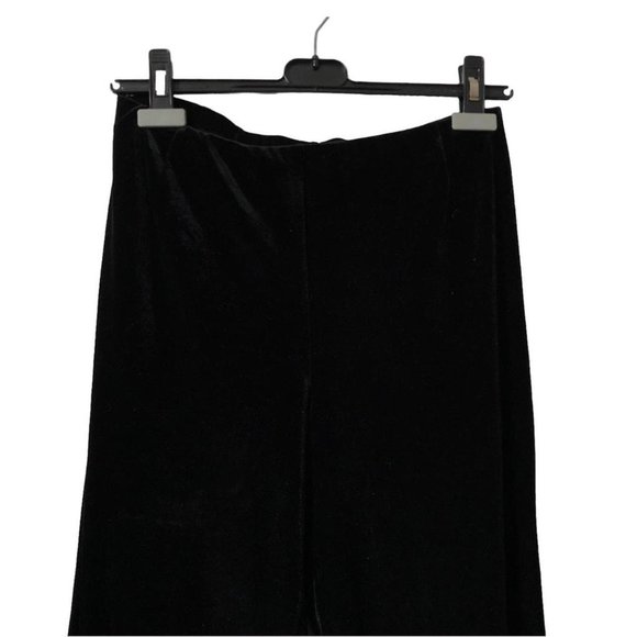 Vintage black velvet trousers - Picture 2 of 3